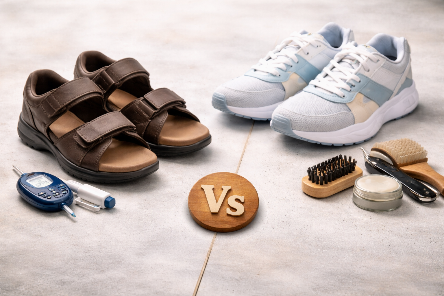 Diabetic Footwear vs Regular Footwear: What’s the Difference?