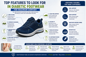 Top Features to Look for in Diabetic Footwear for Maximum Comfort