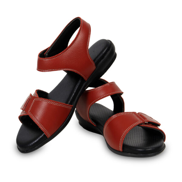 Step in Style: Designer Diabetic Footwear for Women (DDF LR002) - Brown