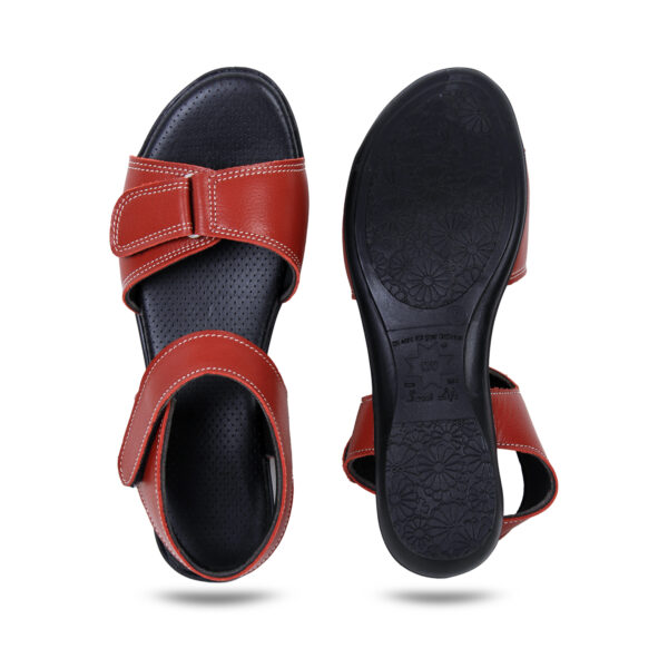 Step in Style: Designer Diabetic Footwear for Women (DDF LR002) - Brown - Image 4