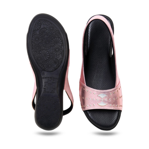 Step in Style: Designer Diabetic Footwear for Women (DDF LR001) - Pink - Image 4