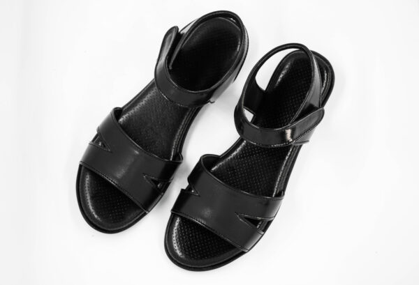 Step in Style: Designer Diabetic Footwear for Women (DDF LF003) - Black