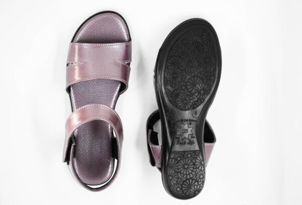 Step in Style: Designer Diabetic Footwear for Women (DDF LF003) - Pink - Image 3