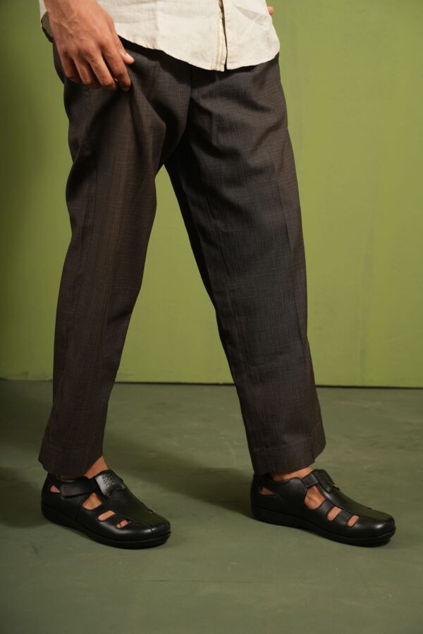 Style Meets Support : Men’s Diabetic Footwear (DDF G029) - Black - Image 4