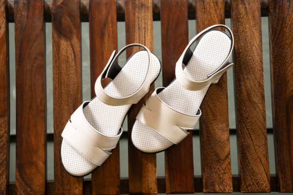 Step in Style: Designer Diabetic Footwear for Women (DDF LF003) - White