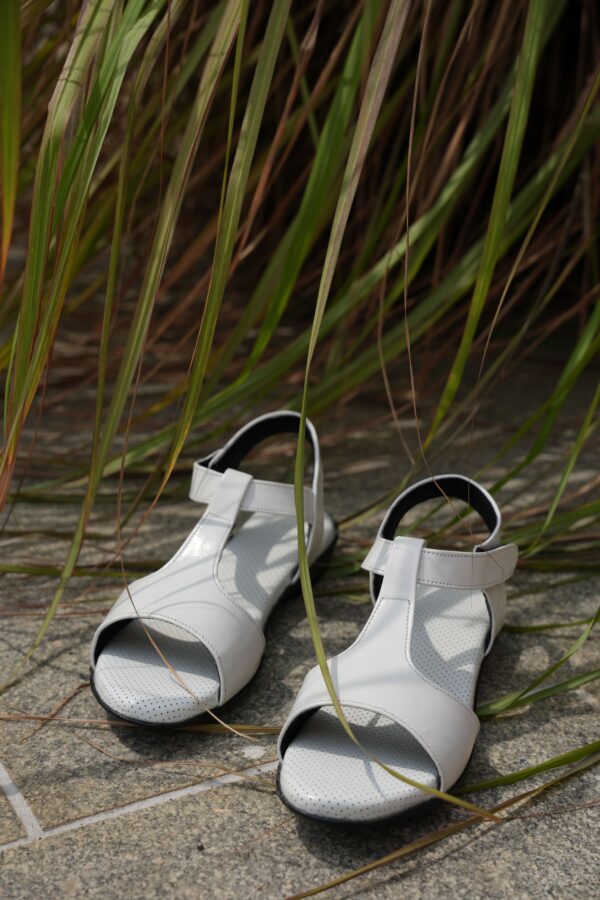 Step in Style: Designer Diabetic Footwear for Women (DDF LF005) - White